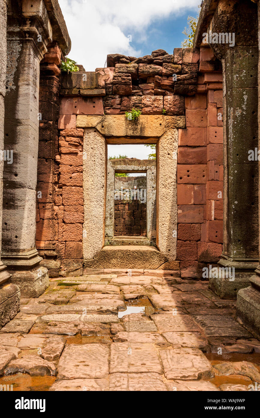 Thailand. Phimai Historical Park. Ruins of ancient Khmer temple complex. Stock Photo