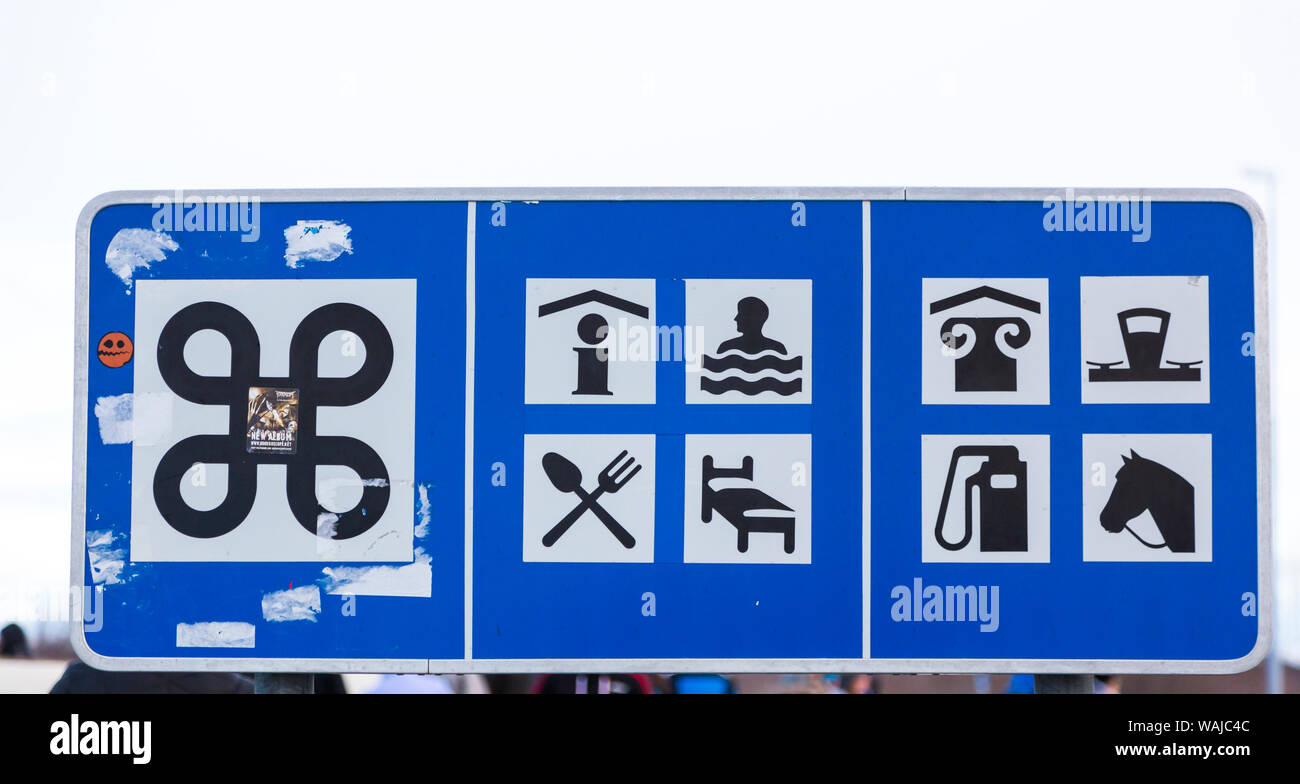 Hot Spring Sign Iceland hot spring sign hi-res stock photography and images - Alamy