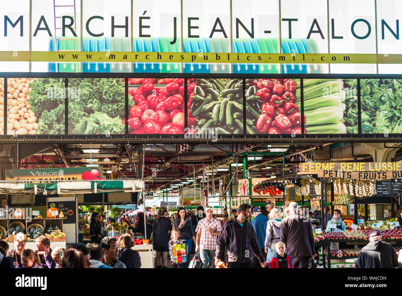 Canada, Quebec, Montreal. Little Italy, Marche Jean Talon Market