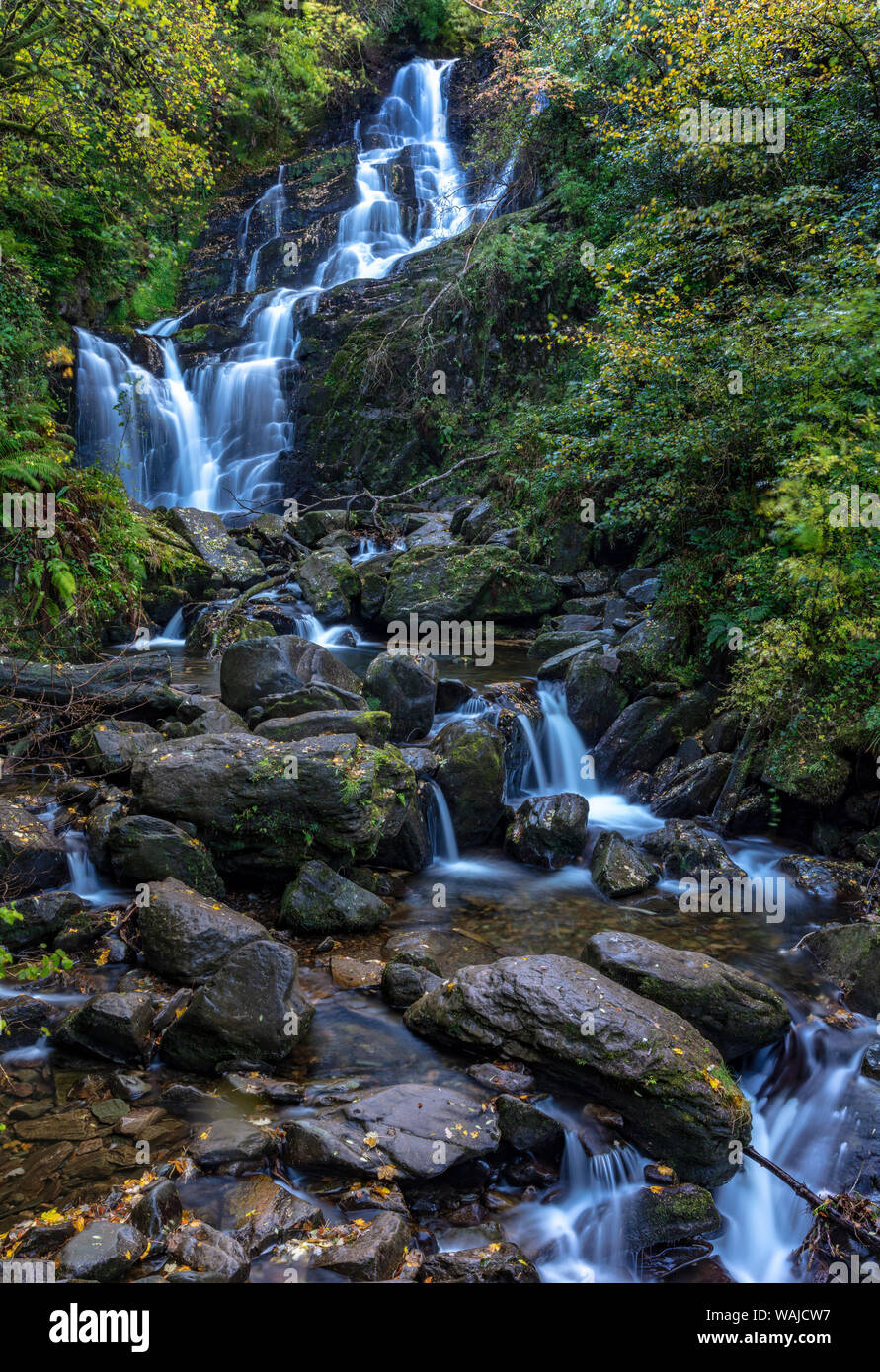 Torc Waterfall in Killarney National Park, Ireland Stock Photo