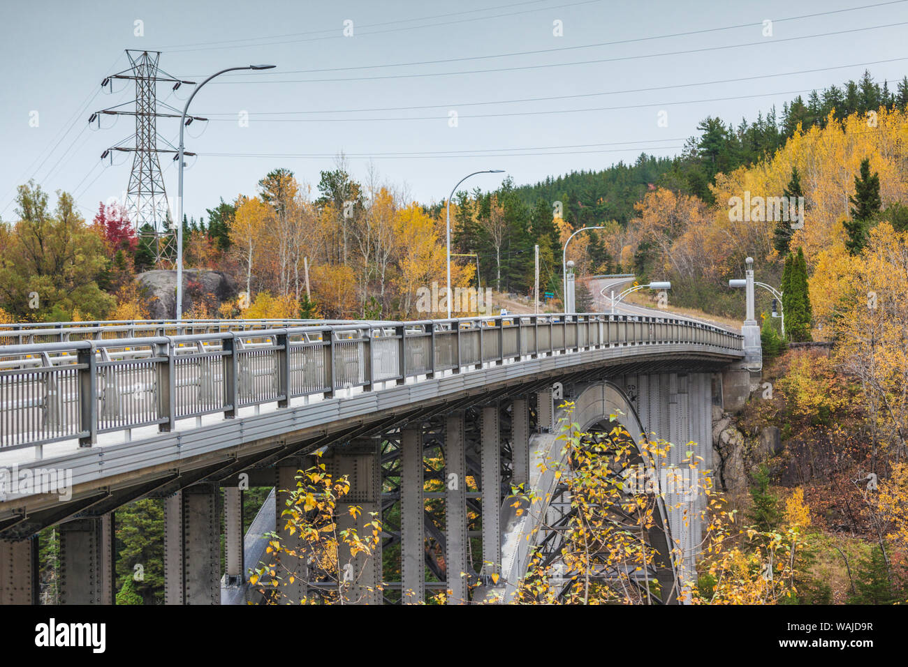 Canada, Quebec, SaguenayJonquiere. Pont d'Aluminium, world's only