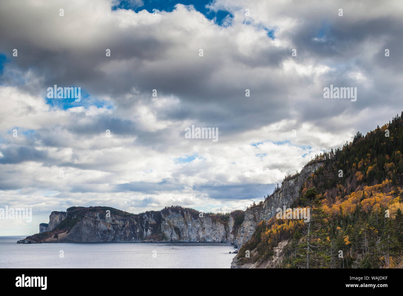 Canada, Quebec, Cap-des-Rosiers landscape Stock Photo