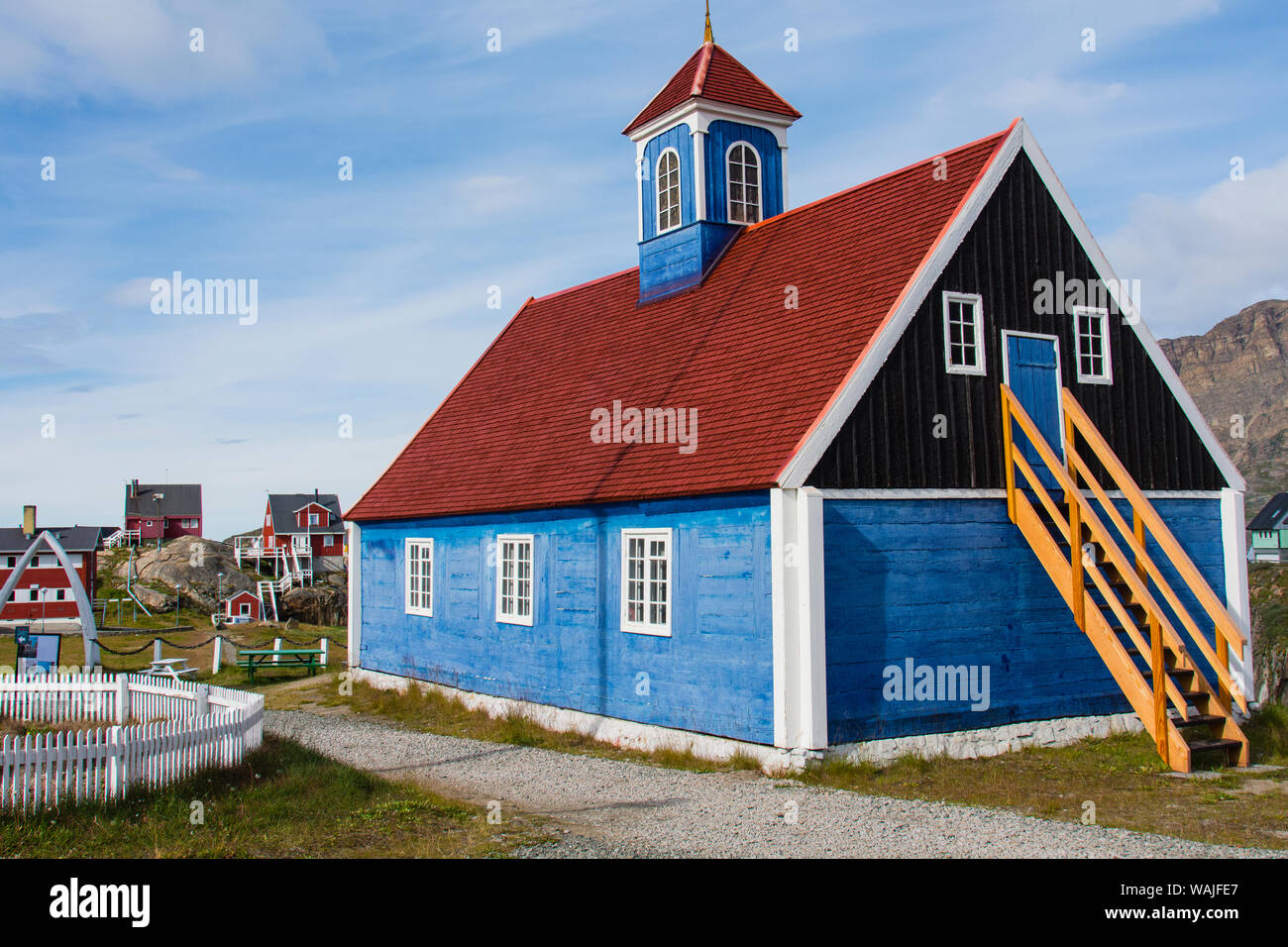 sisimiut-blue-bethel-church-hi-res-stock-photography-and-images-alamy