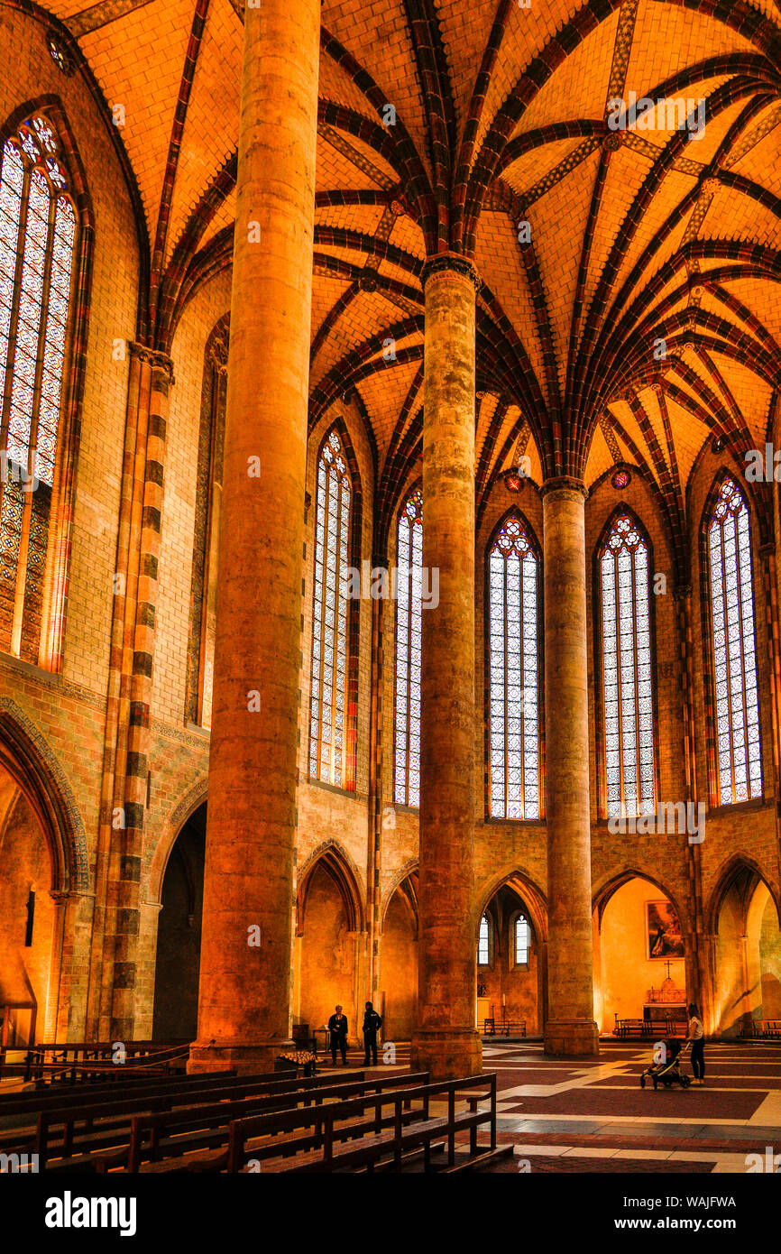 France, Toulouse. Church of the Jacobins. Stock Photo