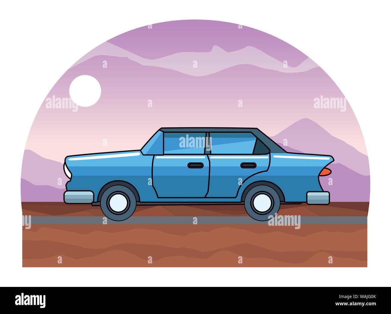 Vintage classic sedan car vehicle Stock Vector Image & Art - Alamy