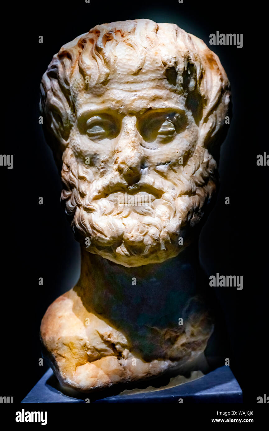 Aristotle Bust - Ancient Greek Philosopher and Scientist, one of the ...
