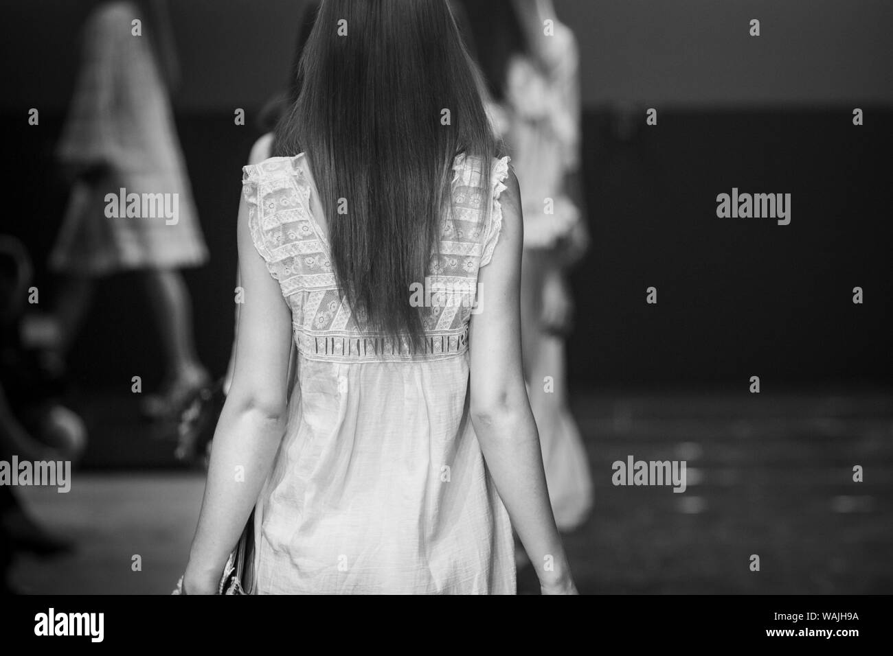 Milan runway show Black and White Stock Photos & Images - Alamy