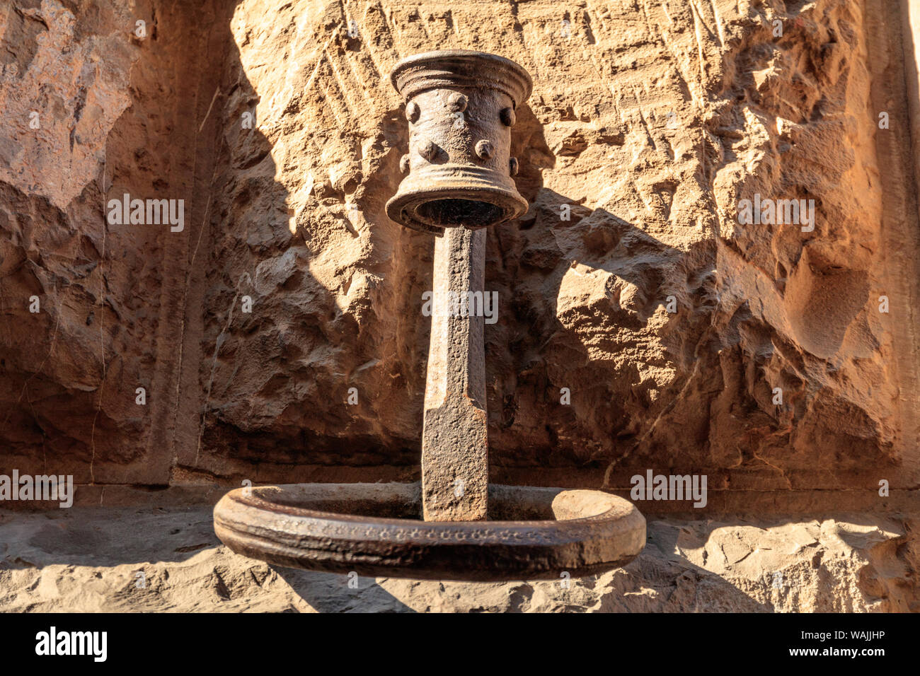 Italy, Florence. Hitching post. Stock Photo
