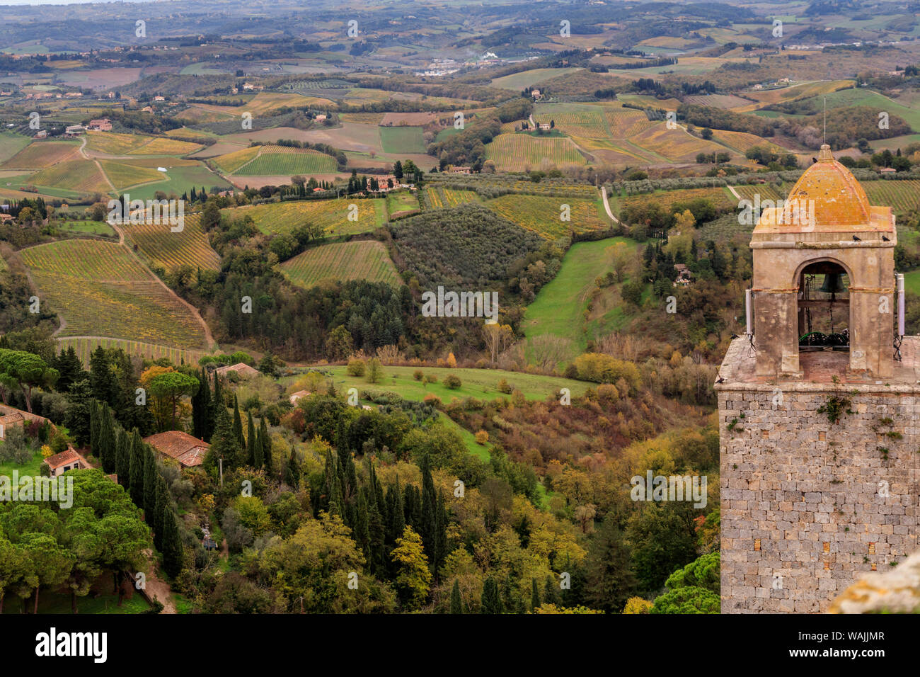 Small walled medieval hill town hi-res stock photography and images - Alamy