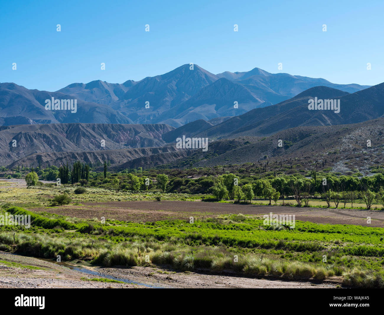 Canyon Quebrada de Humahuaca, listed as UNESCO World Heritage Site ...