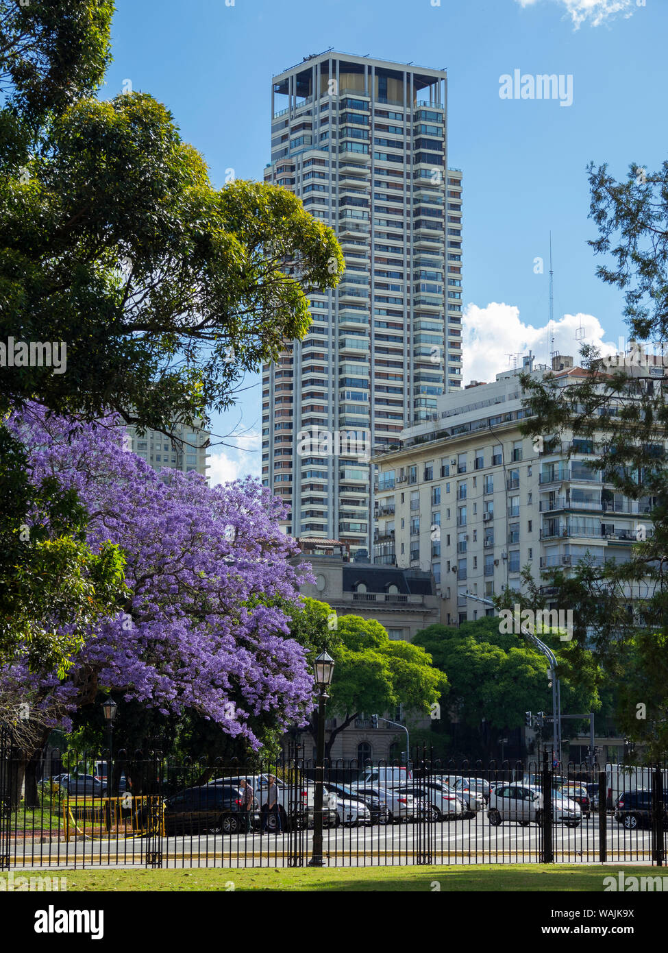 High-rise buildings in Palermo. Buenos Aires, capital of Argentina. Stock Photo