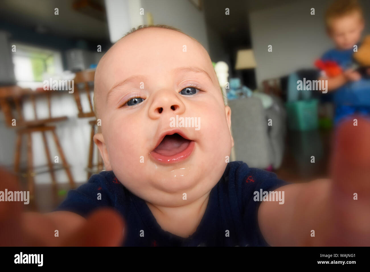 6 month old baby hi-res stock photography and images - Alamy