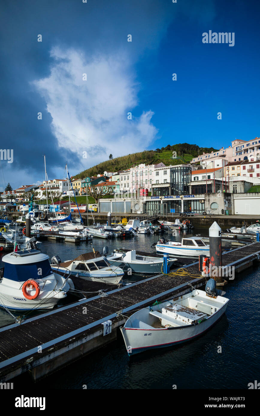 Portugal, Azores, Faial Island, Horta. Waterfront Stock Photo Alamy