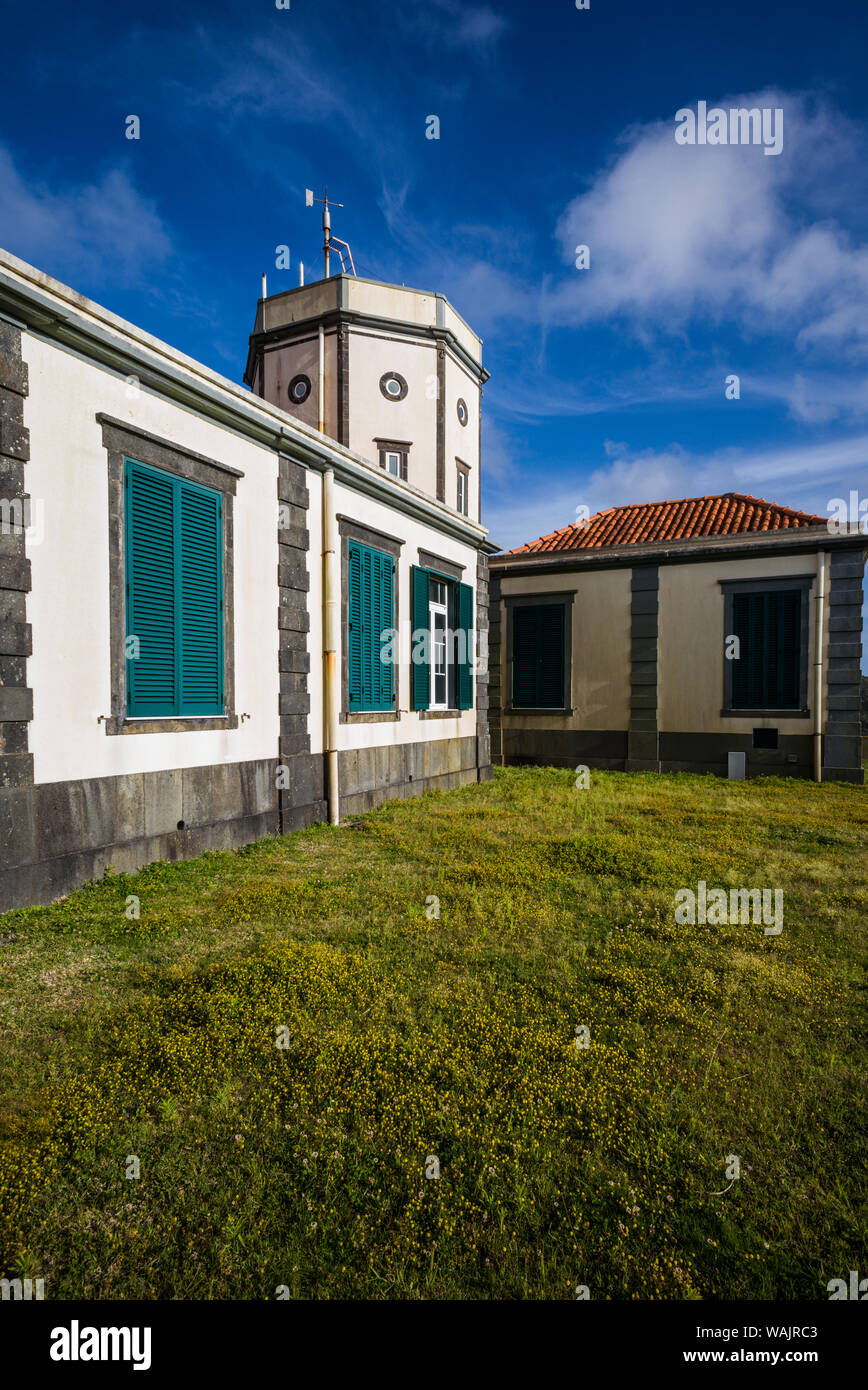Portugal, Azores, Faial Island, Horta. Observatorio Principe Alberto de Monaco observatory Stock Photo