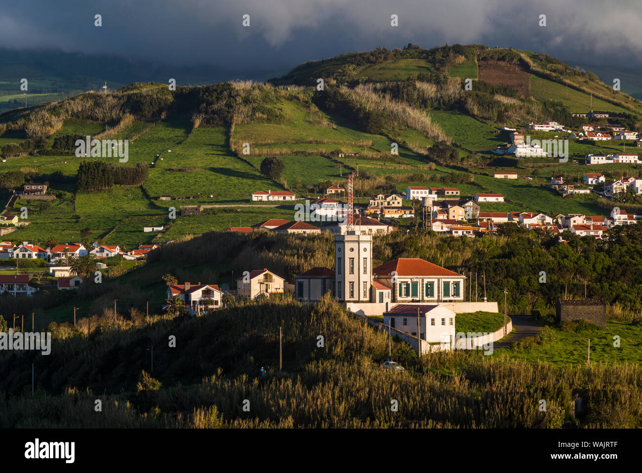 Portugal, Azores, Faial Island, Horta. Observatorio Principe Alberto de Monaco observatory Stock Photo