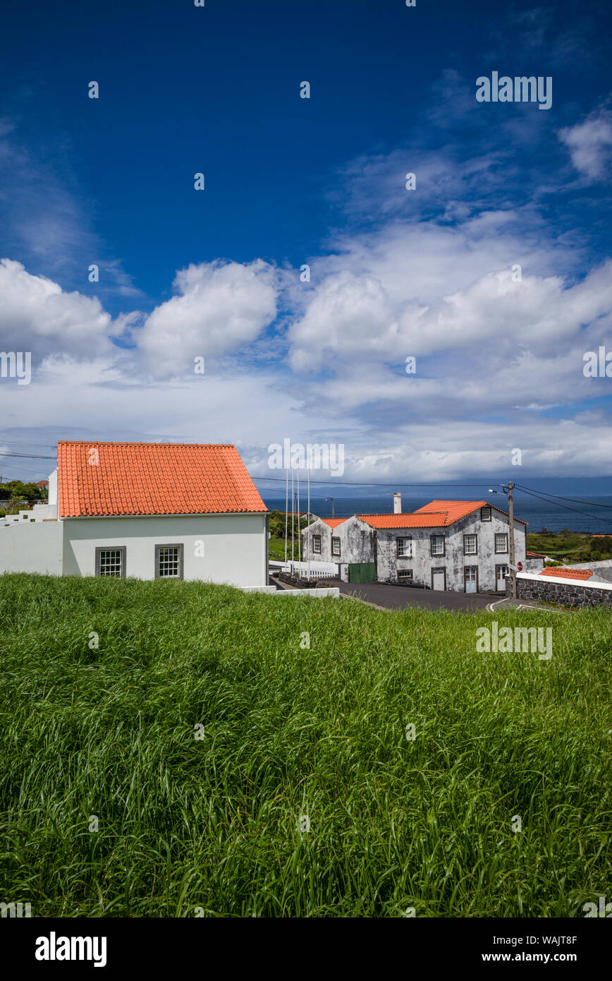 Portugal, Azores, Pico Island, Prainha. Town view Stock Photo