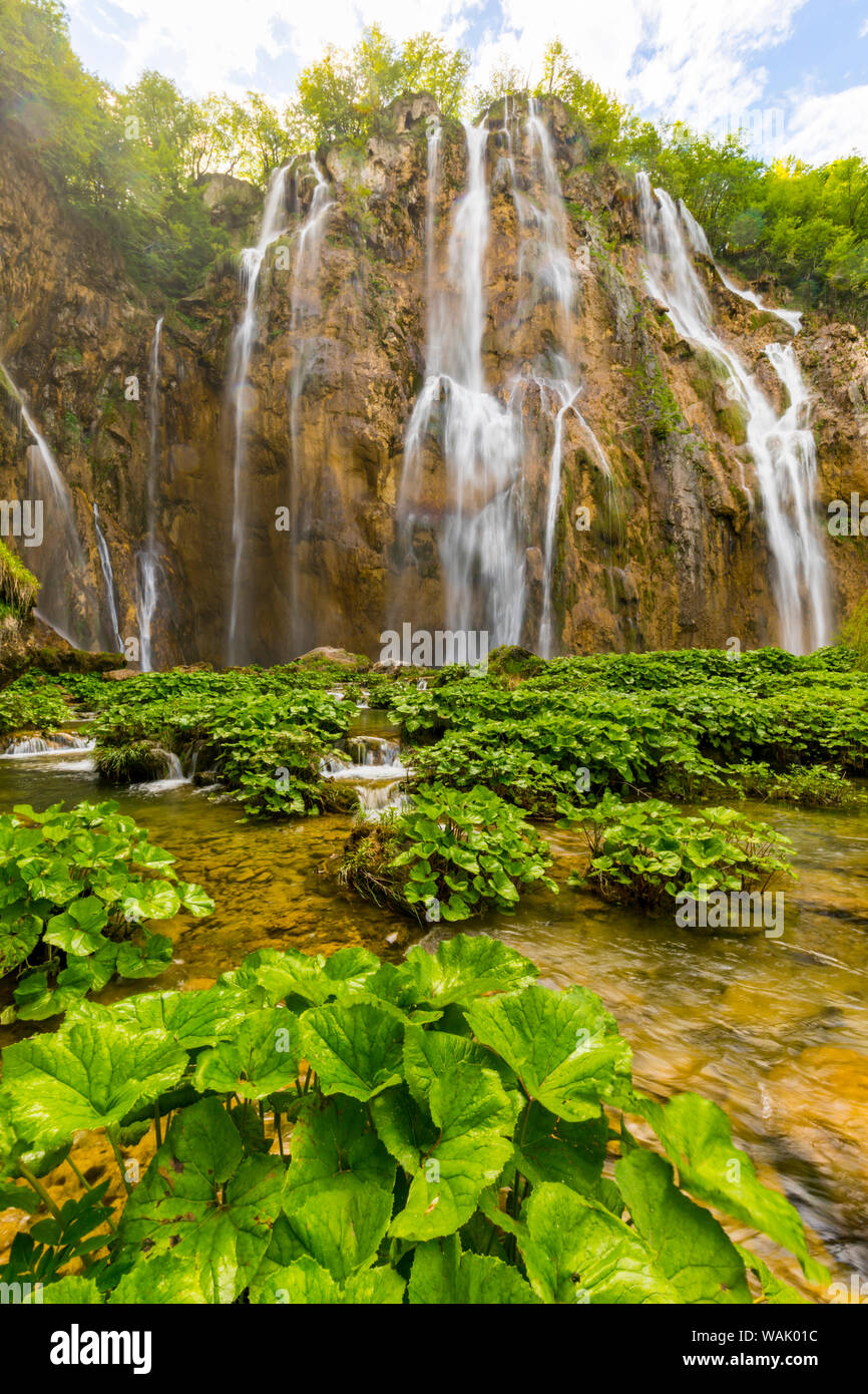 Croatia. Waterfalls in Plitvice National Park. Credit as: Fred Lord / Jaynes Gallery / DanitaDelimont.com Stock Photo