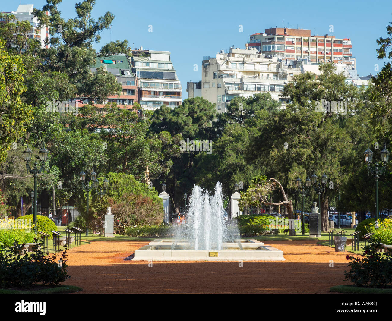 Bosques de Palermo park in Palermo, Buenos Aires, Argentina. Stock Photo