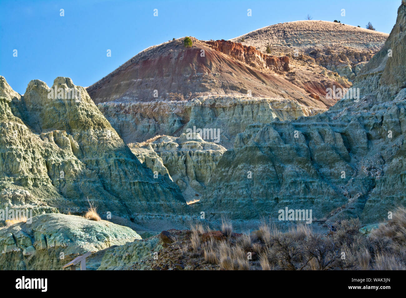 Blue Basin, John Day Fossil Beds, Oregon, USA Stock Photo Alamy