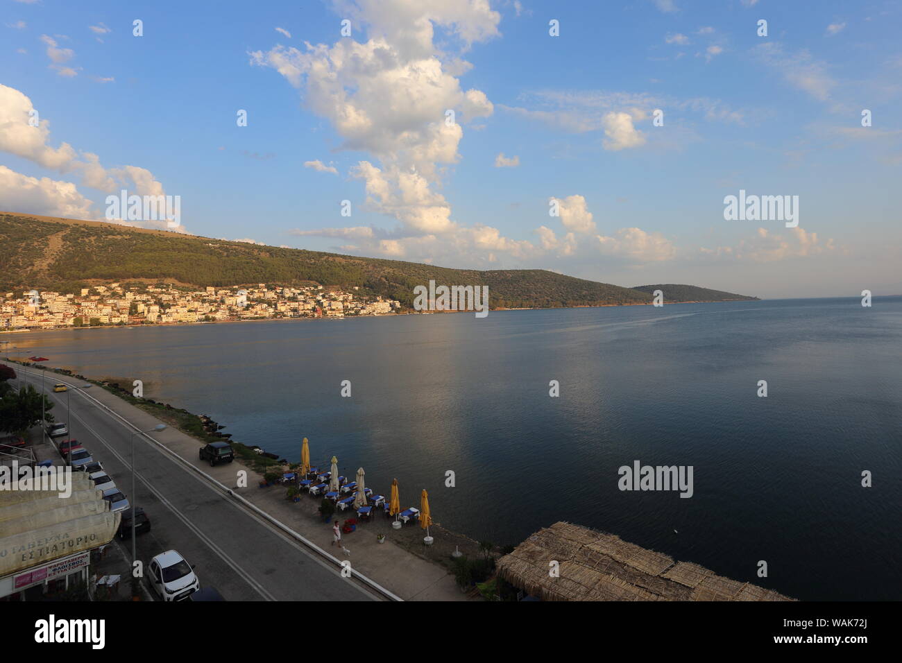 Amfilochia, Greece - 26 July 2019: The city of Amfilochia in the outskirts of western Greece Stock Photo