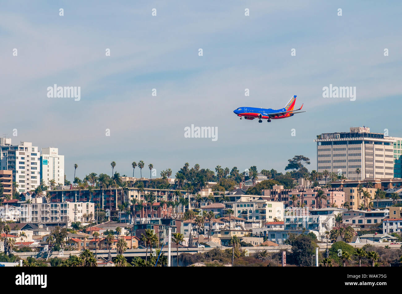 Southwest jet (airplane) at San Diego International Airport, San Diego
