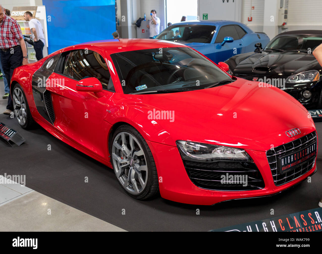 Cracow, Poland - May 18, 2019: Tuned Audi displayed at Moto Show in Cracow  Poland. Exhibitors present most interesting aspects of the automotive in  Stock Photo - Alamy