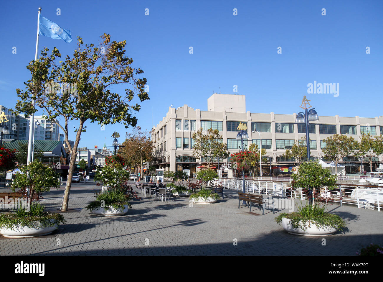 Jack London Square, Oakland, California, USA. Stock Photo