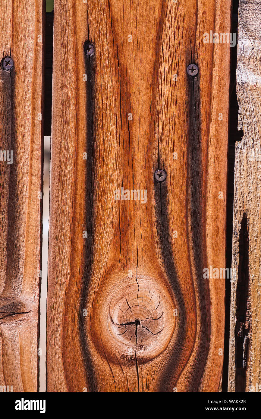 Old wood design, California Stock Photo Alamy