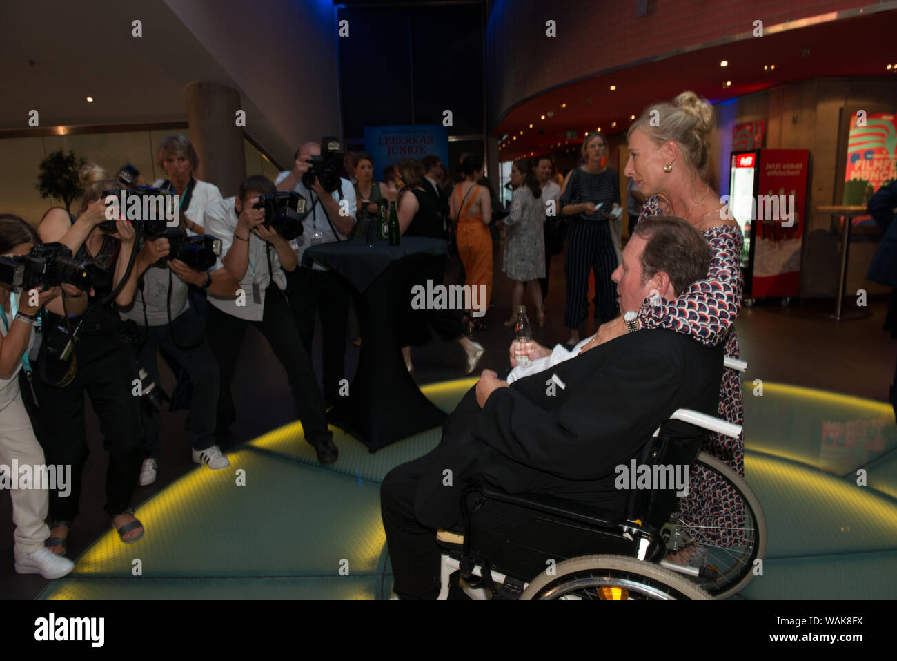 Actor Ottfried Fischer attending the opening ceremony of Filmfest München 2019, Matthäser Cinema am 27. Juni Stock Photo