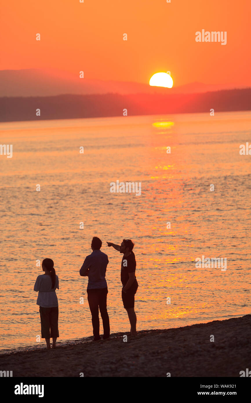 Golden Gardens City Park Ballard Area Of Seattle Washington