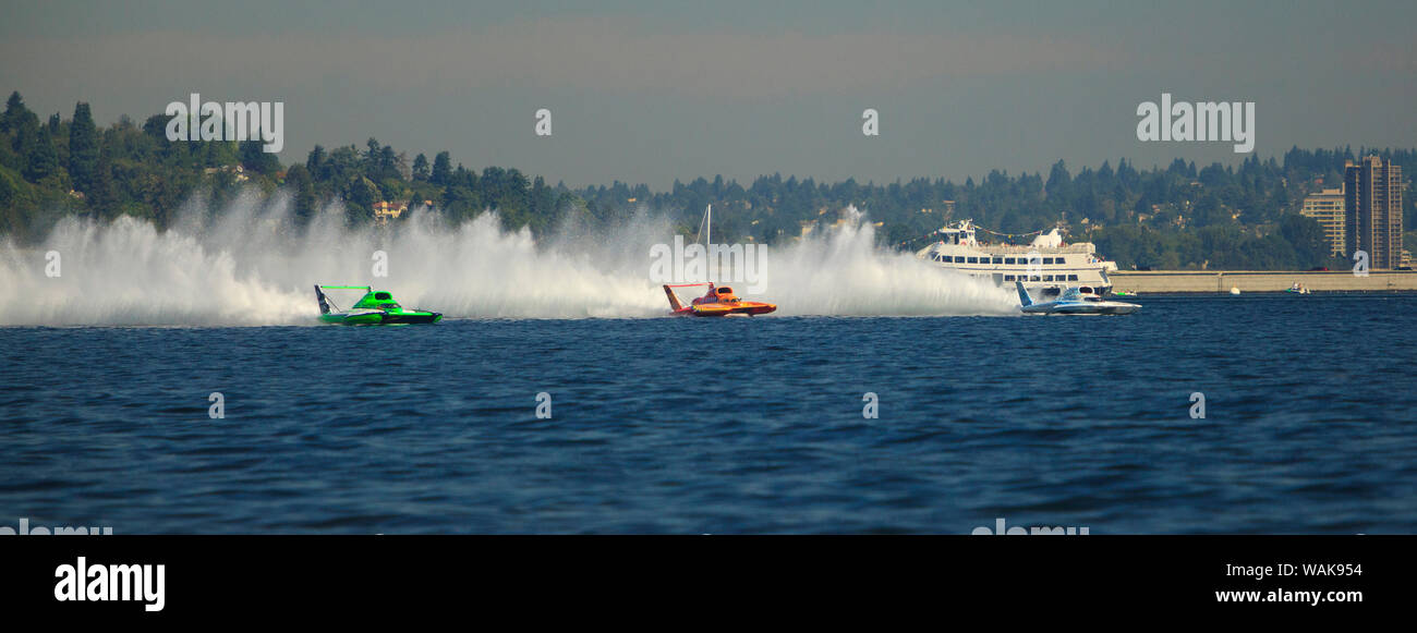 H1 Unlimited Class Hydroplane Racing, Lake Washington, Seafair