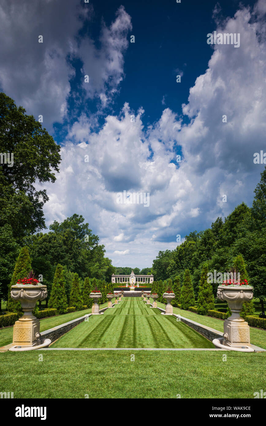 USA, Delaware, Wilmington. Nemours Estate, former home of industrialist