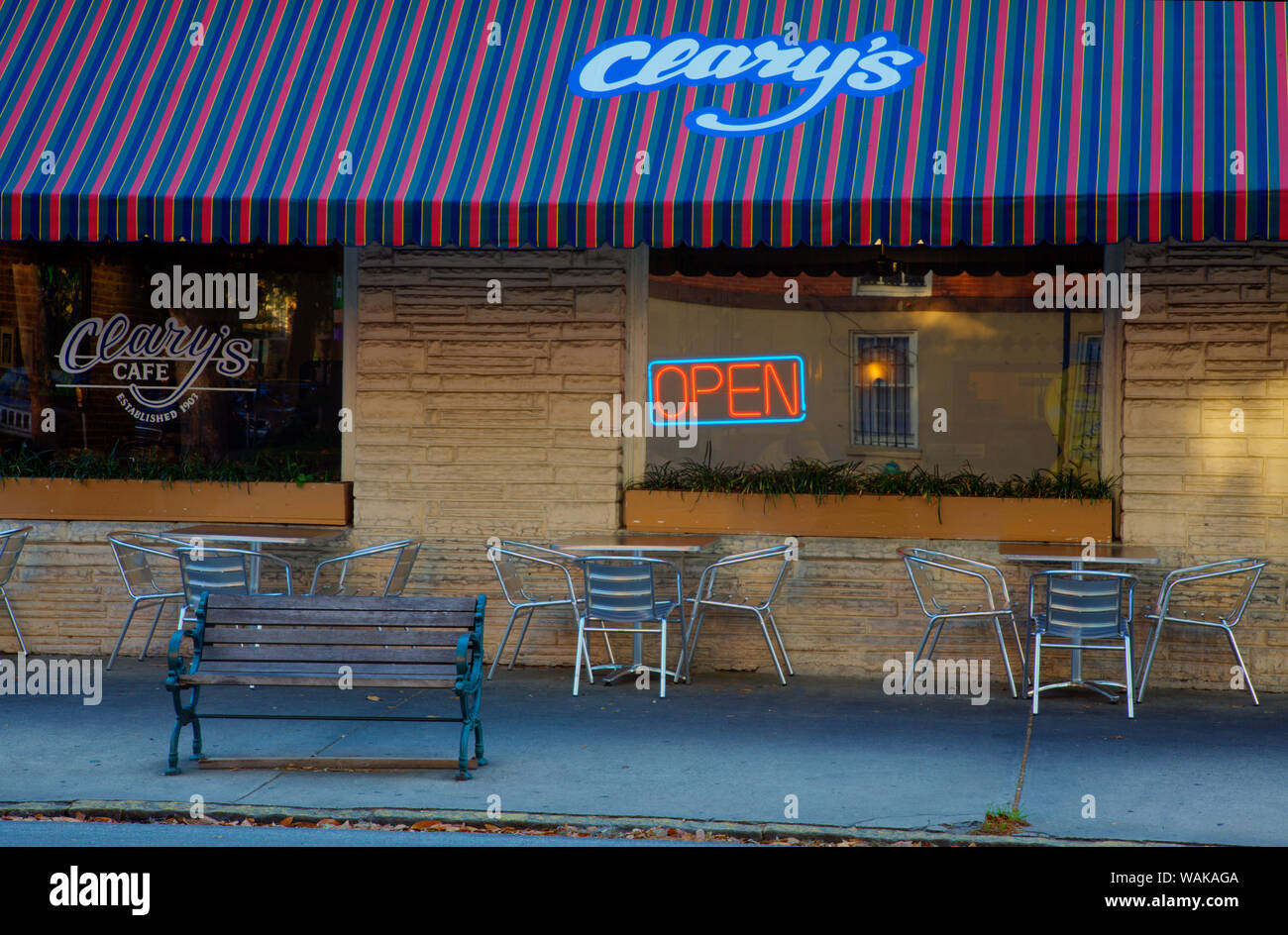 USA, Savannah. Clary's restaurant used in the movie Midnight