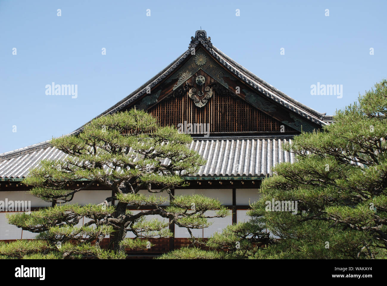 The UNESCO World Heritage Site listed Nijo Castle in Kyoto, Japan Stock Photo