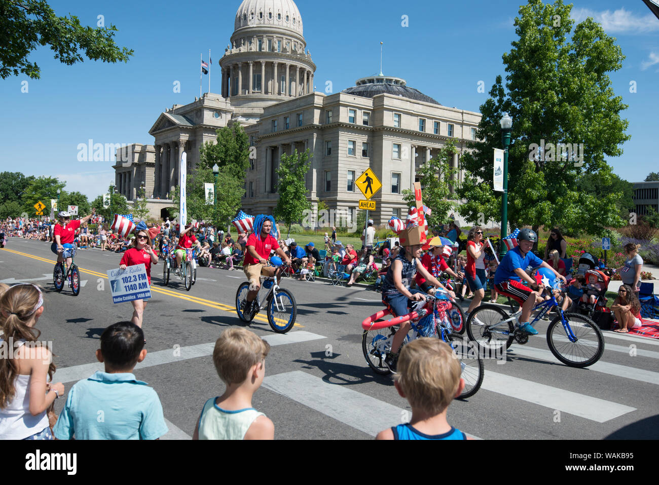 Fourth of July parade. Boise, Idaho, USA. (Editorial Use Only Stock