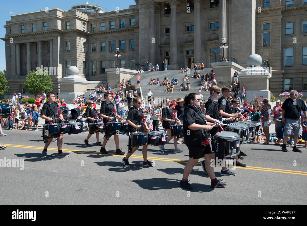 Fourth of July parade. Boise, Idaho, USA. (Editorial Use Only Stock