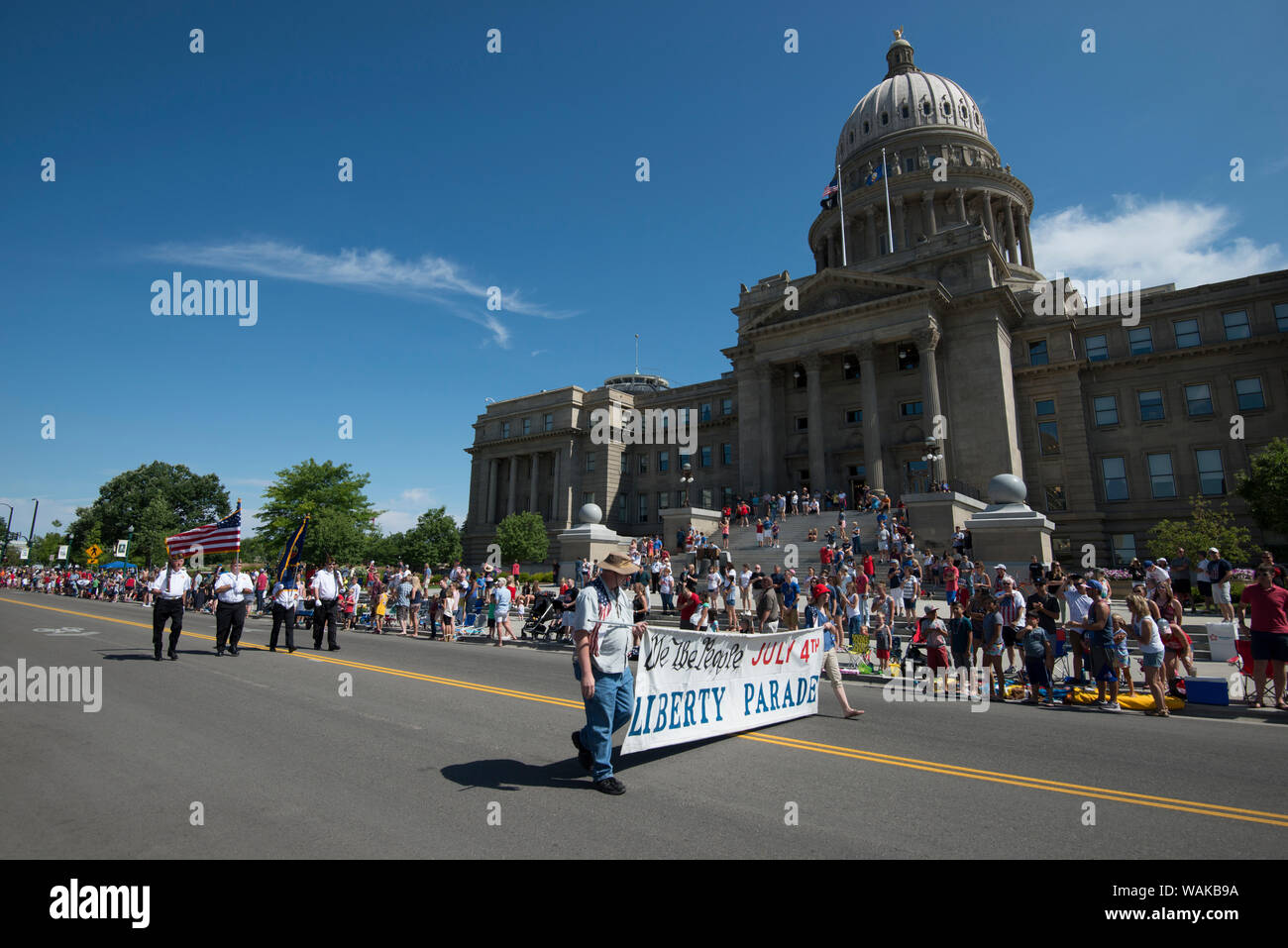 Fourth of July parade. Boise, Idaho, USA. (Editorial Use Only Stock