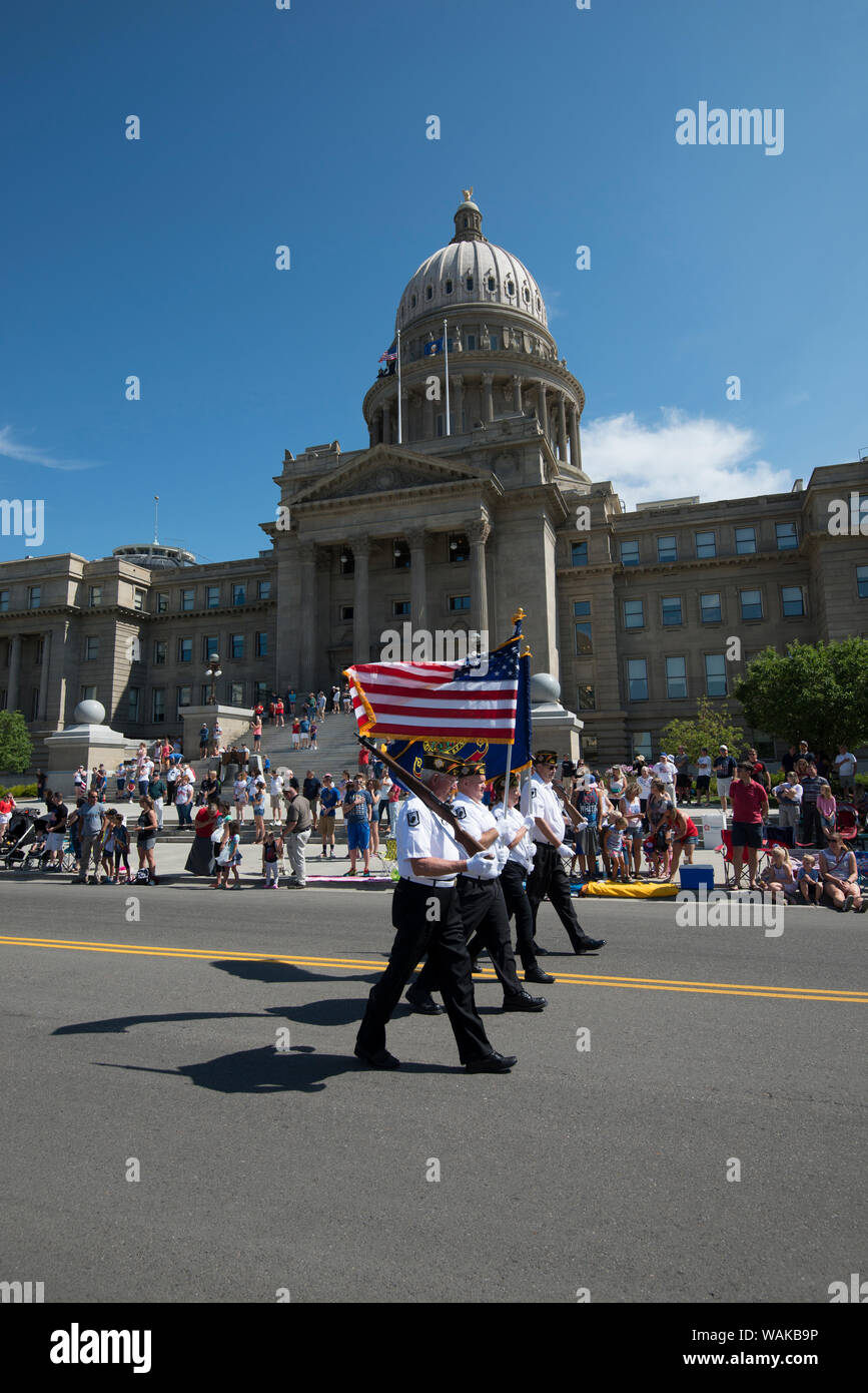 Fourth of July parade. Boise, Idaho, USA. (Editorial Use Only Stock