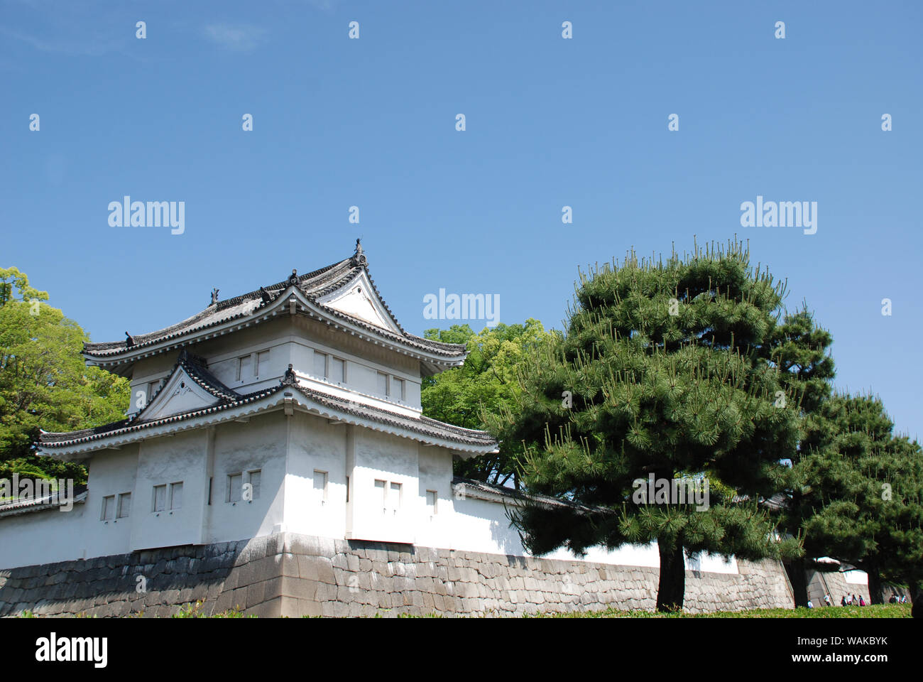 The UNESCO World Heritage Site listed Nijo Castle in Kyoto, Japan Stock Photo