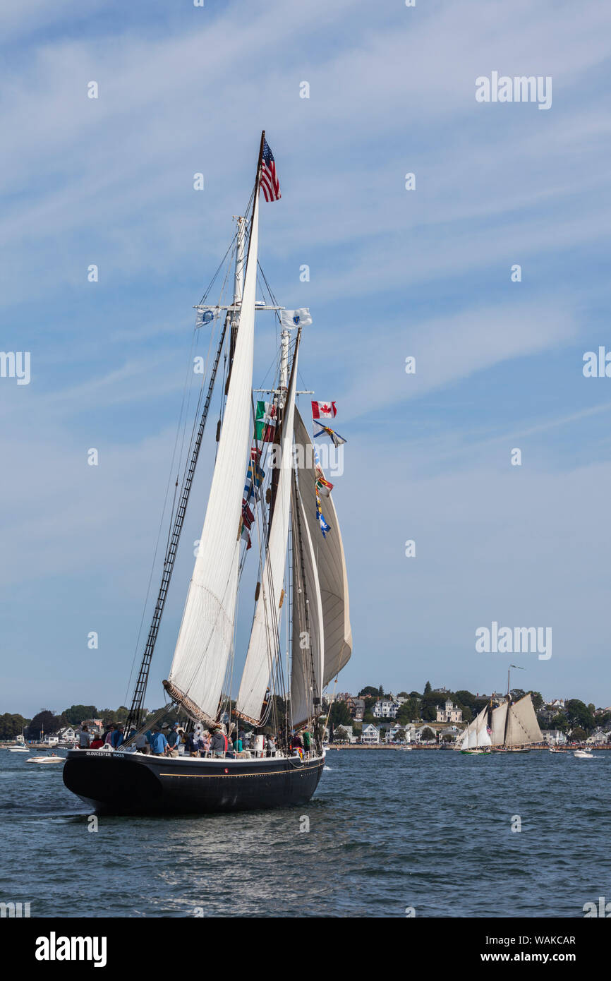 USA, Massachusetts, Cape Ann, Gloucester. Gloucester Schooner Festival