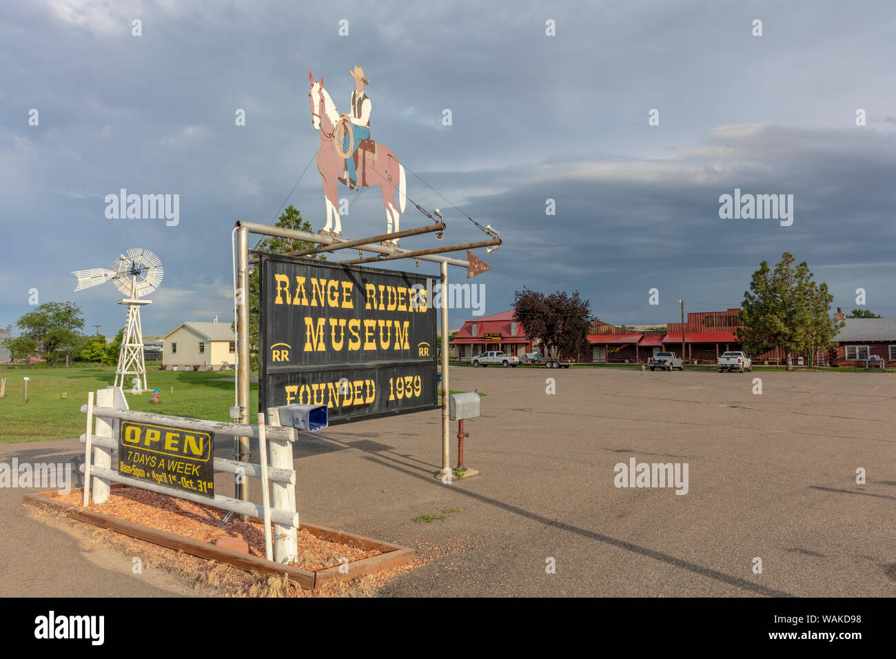 Range Rider Museum in Miles City, Montana, USA Stock Photo