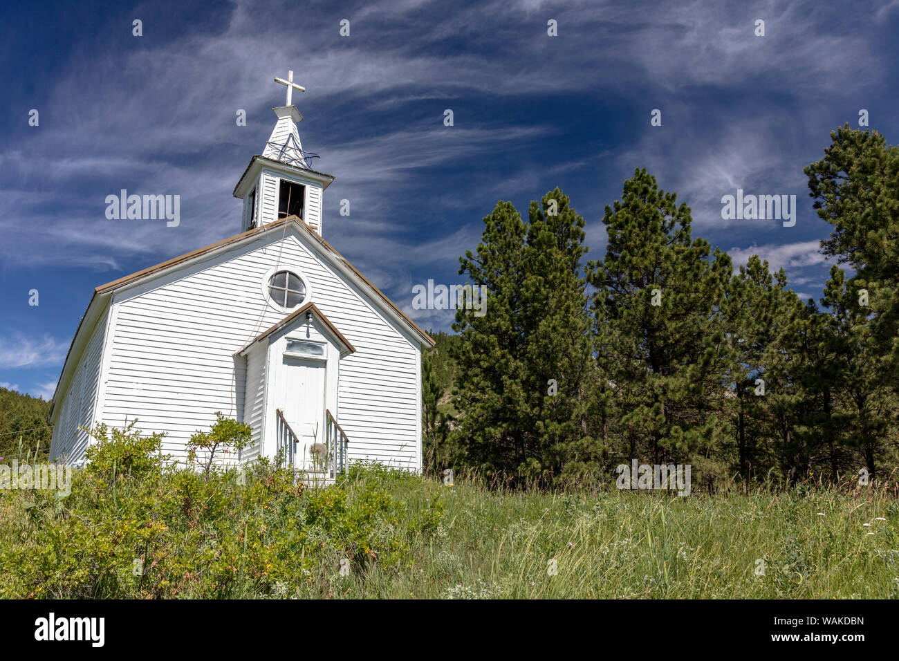 Historic St. Josephs Catholic church in Portman, Montana, USA Stock Photo Alamy