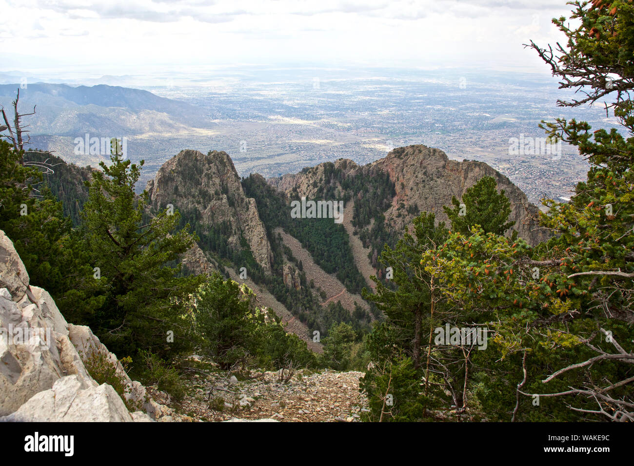 USA, New Mexico, Sandia Crest view Stock Photo