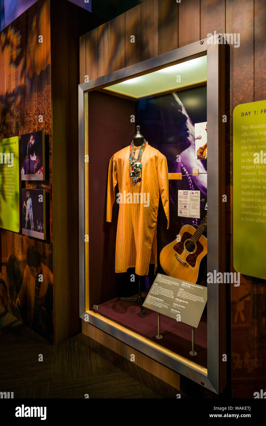 USA, New York, Bethel. The Museum at Bethel Woods, kaftan once worm by