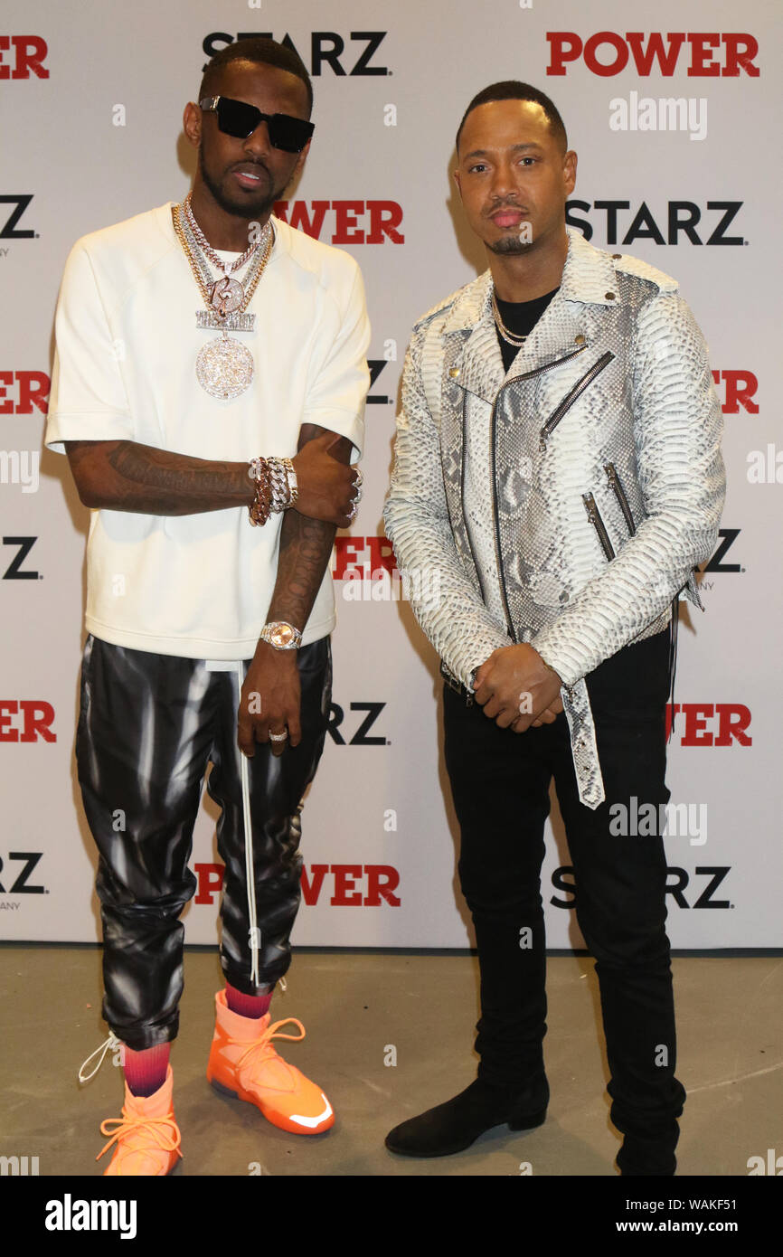New York, NY, USA. 20th Aug, 2019. Fabolous & Terrence J backstage at the Power Season 6 Premiere August 20, 2019 at Madison Square Garden in New York City. Photo Credit: Walik Goshorn/Mediapunch/Alamy Live News Stock Photo