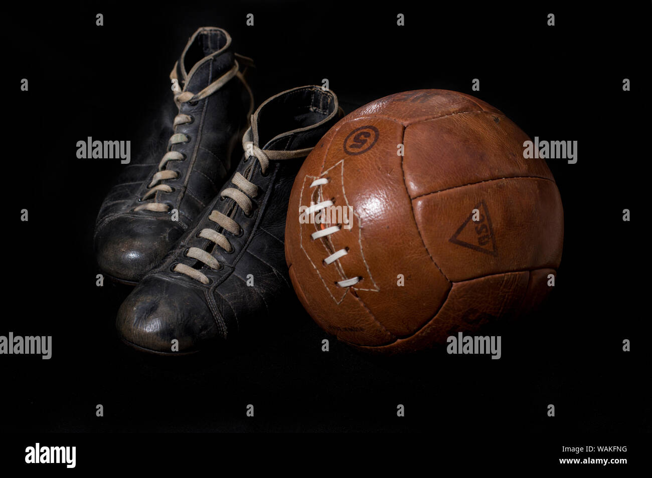 football leather shoes