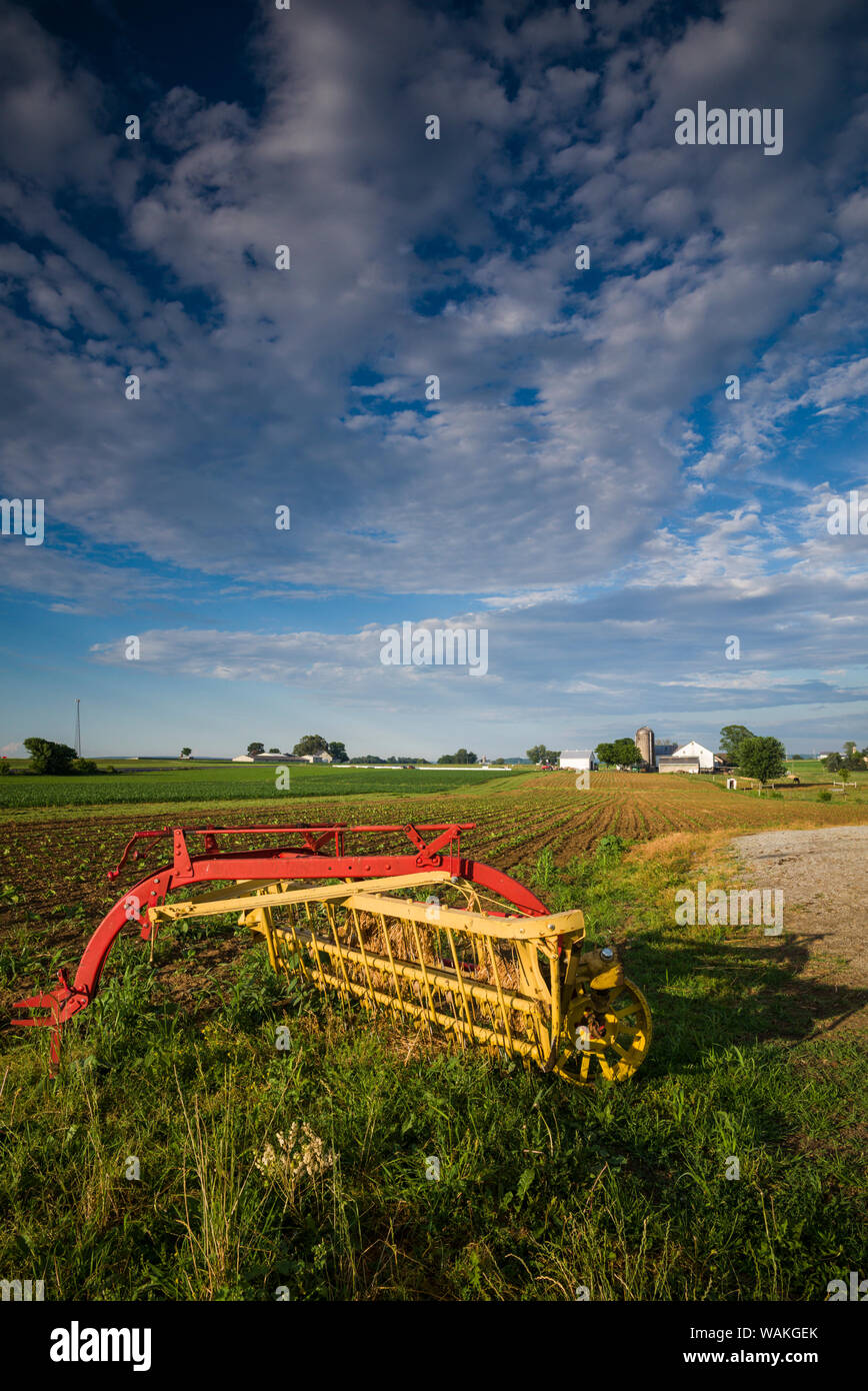USA, Pennsylvania, Strasburg. farm Stock Photo