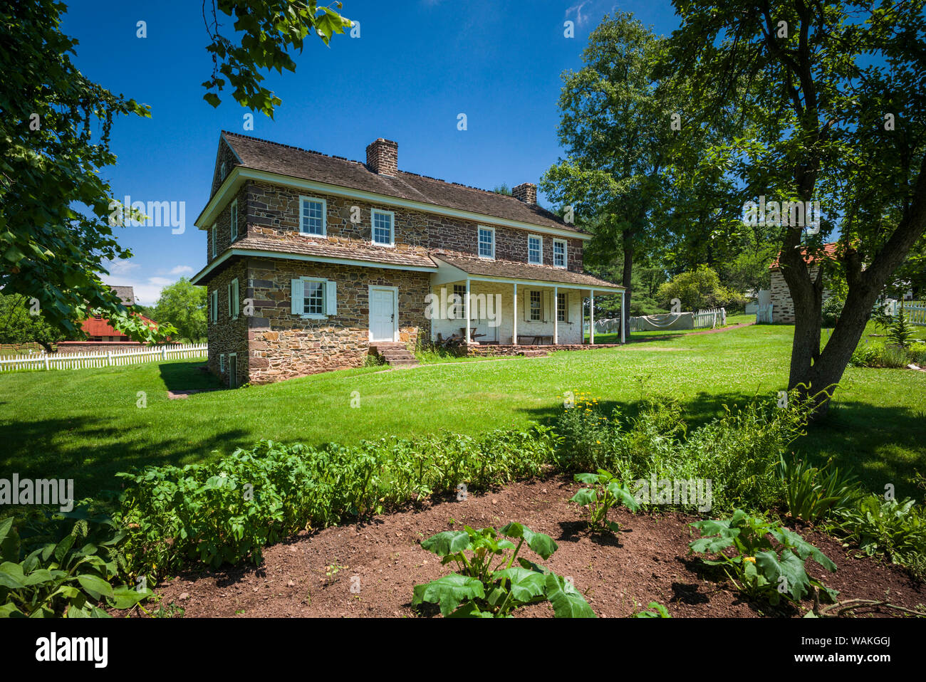 USA, Pennsylvania, Birdsboro, Daniel Boone Homestead, former home of