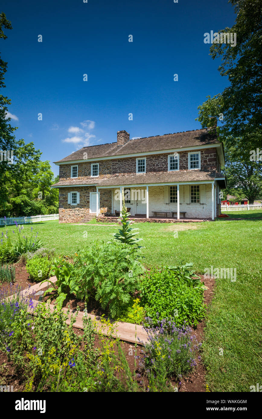 USA, Pennsylvania, Birdsboro, Daniel Boone Homestead, former home of 18th and 19th century