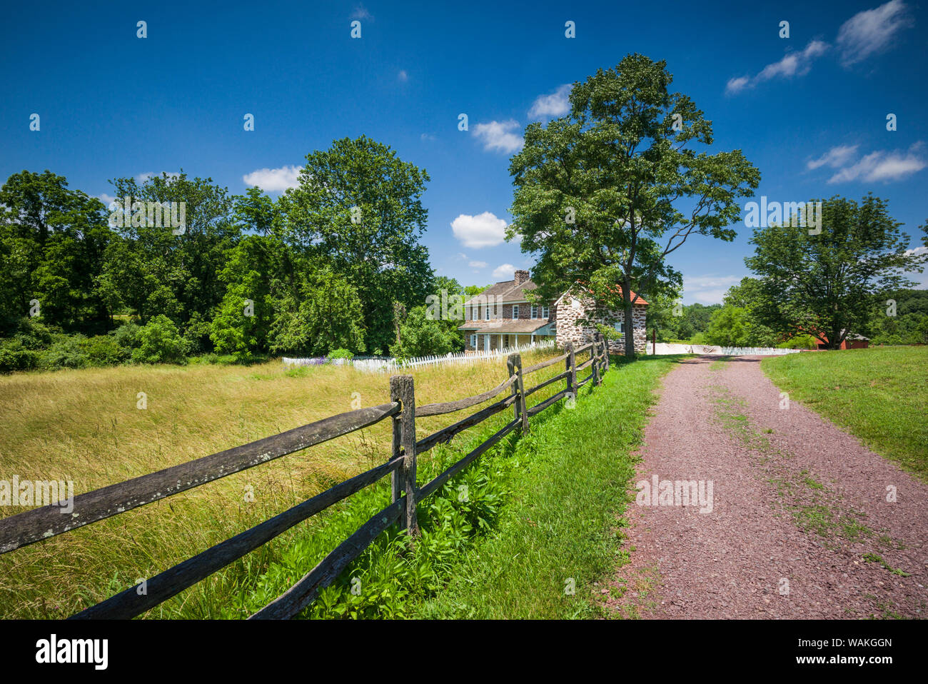 USA, Pennsylvania, Birdsboro, Daniel Boone Homestead, former home of 18th and 19th century
